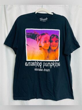 Smashing Pumpkins Siamese Dream T Shirt VTG Y2K XL Short Sleeve Black Bravado